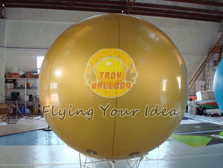 Full Digital Printed Gold Color Inflatable Advertising Helium Balloon for Celebration day