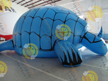 Digital Printing Blue Custom Shaped Balloons with Tortoise Shape made by 0.18mm PVC for Events SHA-16